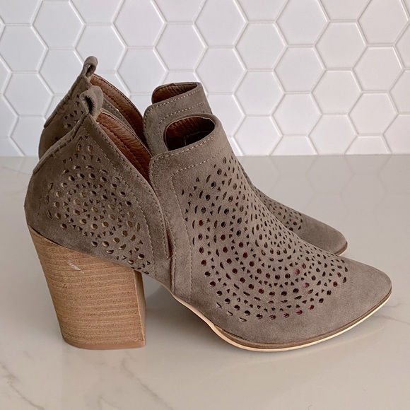Beast Taupe Suede Booties - Picture 5 of 5